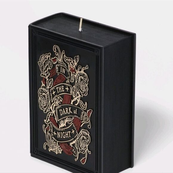 New Witchy Spooky Threshold 6" Book of Spells Black Candle - Picture 11 of 11